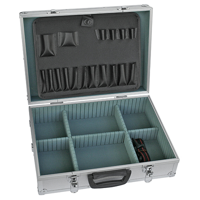 Szerszámos koffer Strend Pro ATB80, Alu, alumínium, 45 x 33 x 15 cm, lezárható