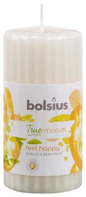 Gyertya bolsius Jar True Moods 120/60 mm, Feel happy (mangó és bergamott)