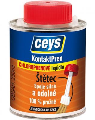 Ragasztó Ceys Kontaktpren, ecsettel, 250 ml