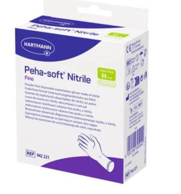 Kesztyű Peha-soft nitrile fino, M
