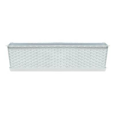 Virágcserép RATOLLA Case P 700, fehér, alátét