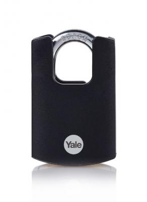 Zár Yale Y121B/40/125/1, High Security, lakat, fekete, 46 mm, 3 kulcs