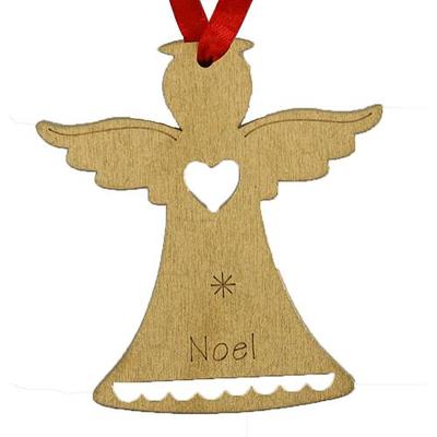 MagicHome karácsonyi dísz, NOEL angyal, felfüggeszthető, arany, csomag. 5 db