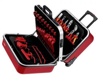 Kufrik KNIPEX 98 99 15, "BIG Twin Move RED", elektrikar