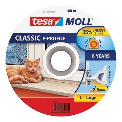 Tömítés tesamoll® profil P, 9 mm, fehér, 100 m