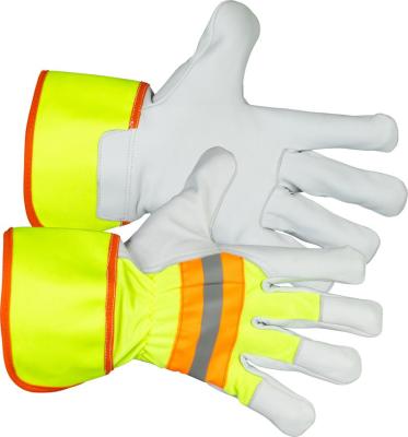 Kesztyű Strend Pro Janus High Vision, textil/bőr fényvisszaverő elemekkel, 09/L méret, bliszter