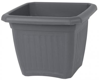 Virágcserép Strend Pro ECONOMY SQ1, 20cm, 3,5 lit, alátét nélkül, antracit