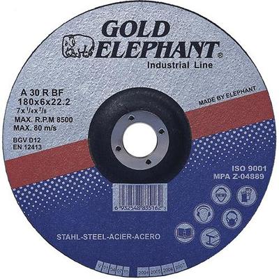 Vágókorong Gold Elephant Blue 41A 125 x 1,6 x 22,2 mm, fém A30TBF