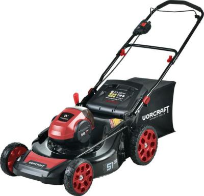 2.TRIEDA Kosačka Worcraft CLM-S58LiB, 58V, Li-Ion, 508 mm, 60 lit., bezuhlíková