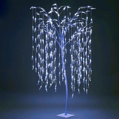 Karácsonyfa MagicHome Karácsony, fűzfa, 384 LED, hideg fehér, 180 cm