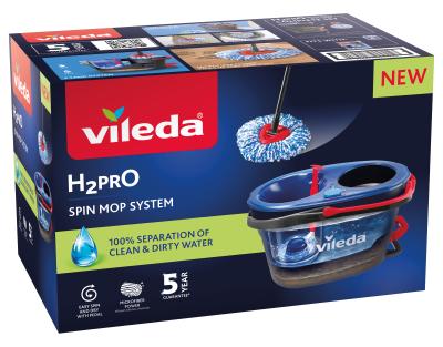 Mop Vileda H2Pro, forgó, rojtokkal