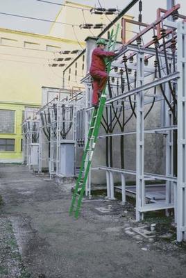 Létra ALVE 5230, 2x10, laminált, kihúzható, 5,44 m
