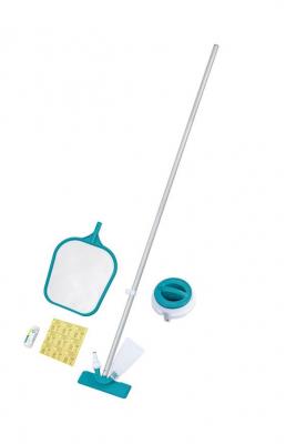 Készlet Bestway® FlowClear™, 58794, szkimmer, háló, teszter, adagoló, nyél/rúd, medencetisztító és k