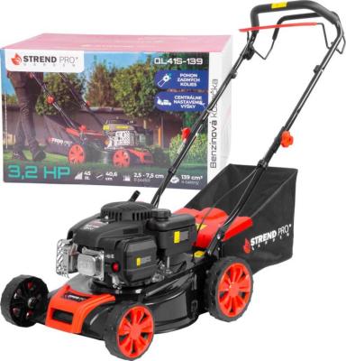 2. OSZTÁLY Fűnyíró Strend Pro QL41S-139, benzines, 2,4 kW, vágásszélesség 40,6 cm, önjáró, LONCIN