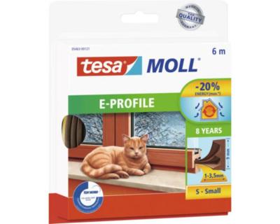 Tömítés tesa profil E, barna, hossz 6 m