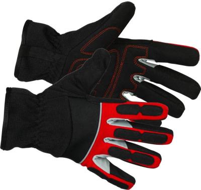 Kesztyű Strend Pro Velumi High Vision, textil/bőr fényvisszaverő elemekkel, 09/L méret, bliszter