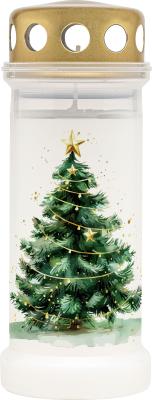 Mecses Bolsius Gravelight NR6, 17,3x6,7 cm, fenyofa mintas, 70 ora