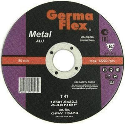 Tekercs GermaFlex Aluminium T41 180x1,6x22,2 mm, A46NALU BF, alu.