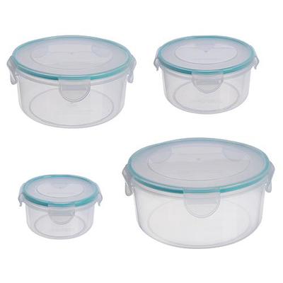 MagicHome Lunchbox ételtároló doboz készlet 7 x 4 0,4/0,8/1,5/2,3 l, 4 db-ból álló készlet, szöglete