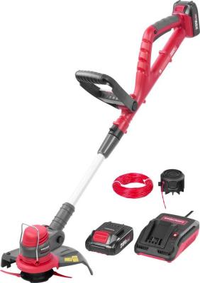 2. OSZTÁLYú Worcraft CGT-S20LiSTA ShareSYS fűkasza, 20 V Li-ion, 24 cm, KÉSZLET nejlon fej, nejlon z