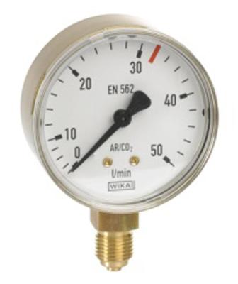 Manométer Messer 0.640.141, 16 l/perc, Ar/CO2, pr. 63mm, G1/4"