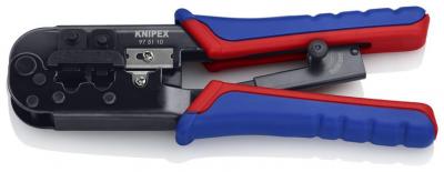 Klieste KNIPEX 97 51 10, 200 mm, lisovacie, RJ 10/11/12/45