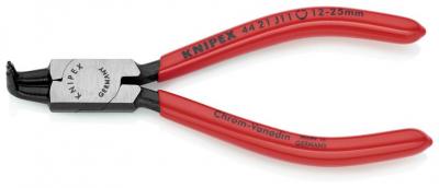 Klieste KNIPEX 44 21 J11, 12-25 mm, zahnute 90st, na vnut. poist. kruzky