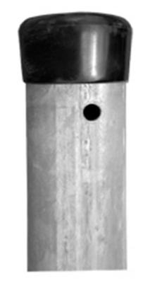 2.TRIEDA Stĺpik Strend Pro METALTEC ZN, 48/1750/1,25 mm, okrúhly, čiapočka