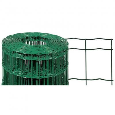 2.TRIEDA Pletivo EUROPLAST 2, 1500/100x50/2,20 mm, zelené, RAL 6005, Zn+PVC, ohradové, bal. 25 m