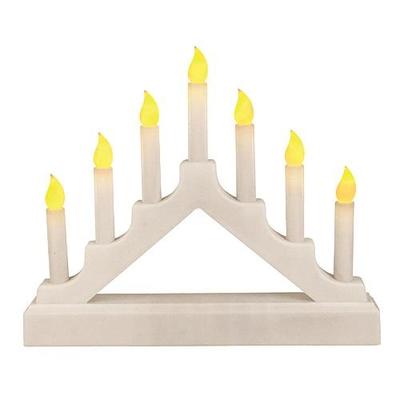 Gyertyatartó MagicHome, 7 LED, 2xD, időzítő