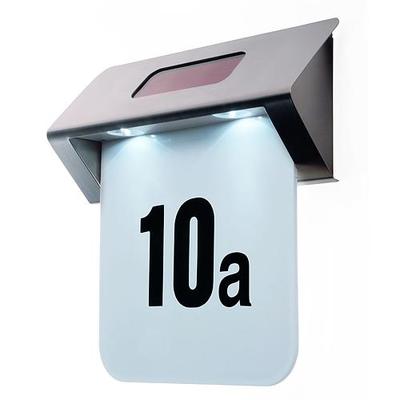 Lámpa Solar House Number, szám a házra, 2x Led, AA
