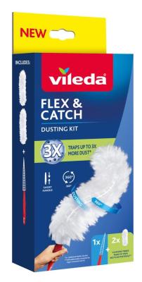 Portörlő Vileda Flex&Catch, rövid nyéllel