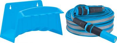 Tömlő AQUACRAFT® 870101, textil, lapos, szett fúvókával és tartóval, H-10 m