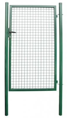 Kapu Strend Pro METALTEC ECO, 1000/1500/50x50 mm, zöld, egyszárnyú, kerti, ZN+PVC, RAL6005 2.OSZTÁL