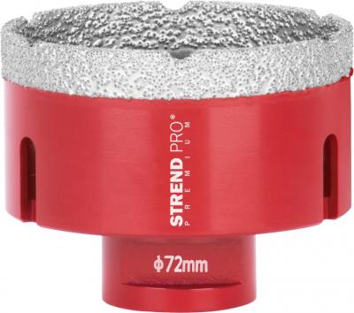2.TRIEDA Vyrezávač Strend Pro Premium DCB11, 72 mm, M14, korunka, diamant, professional