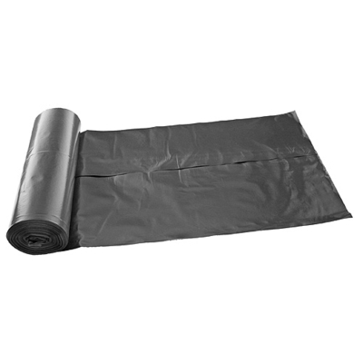 Zsákok ROLO LDPE 120 lit, 070x110 mm, csomagolás 25 db., behúzós, fekete