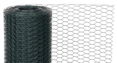 Pletivo GARDEN HEX PVC 1000/16/0,9 mm, zelené, RAL 6005, šesťhranné, chovateľské, bal. 25 m