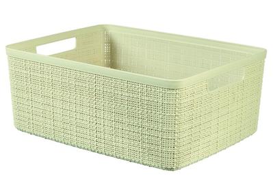 Kosár Curver® JUTE M 12 l, krémszínű, 36 x 15 x 28 cm