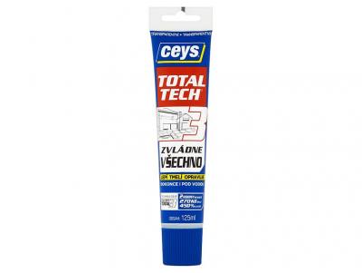 Ragasztó Ceys TOTAL TECH EXPRESS, átlátszó, tubus 125 ml