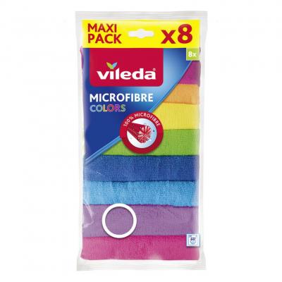 Rongy Vileda Mikroszálas Colors, mikroszálak, csomag. 8 db