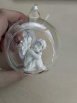 2.TRIEDA Dekorácia MagicHome, závesný anjel, polyresin, Sellbox 12 ks (mix. 2 vzorov), 10 cm