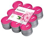 Gyertya bolsius Tealight True Scents, pünkösdi rózsa, csomag. 18 db