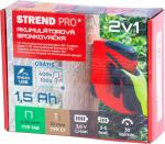 Tűzőgép Strend Pro J-126, 3,6 V, Li-ion, kapcsok 6-10 mm, szegek 10 mm