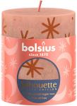Sviečka Bolsius Rustic, valcová, vianočná, Creamy Caramel, 80/68 mm