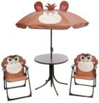 2.TRIEDA Set záhradný LEQ MELISENDA Mono, opica, slnečník 105 cm, stôl 50 cm, 2 stoličky. detský