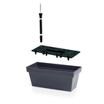 Virágcserép CUBE CASE CAN6 + RENDSZER, antracit, 587 mm