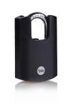 Zár Yale Y121B/40/125/1, High Security, lakat, fekete, 46 mm, 3 kulcs