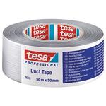tesa® BASIC szalag, ezüst, textiles, 50 mm, L-50 m
