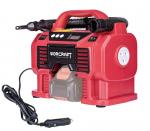 Kompresszor Worcraft CAC-S20Li, 20V, 160 Psi, 11 Bar, LED lámpa, autós aljzat