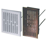 Szellőzőrács Awenta M3B 232x158/210x140 mm, fehér, fém, hálóval